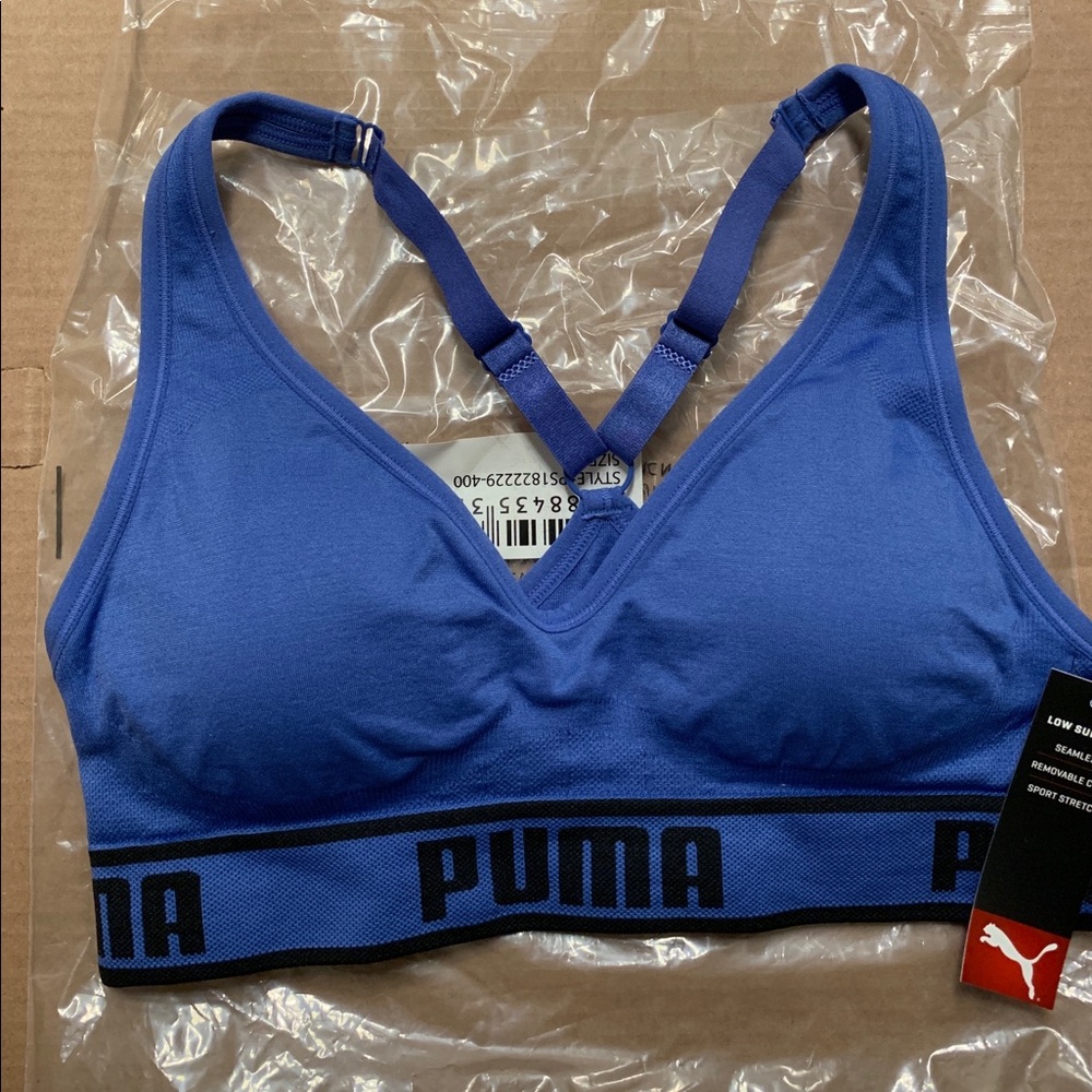 PUMA sports bra (blue)